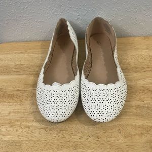 LC Lauren Conrad white slip on women’s shoes size 6.5